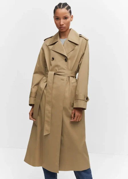un trench long