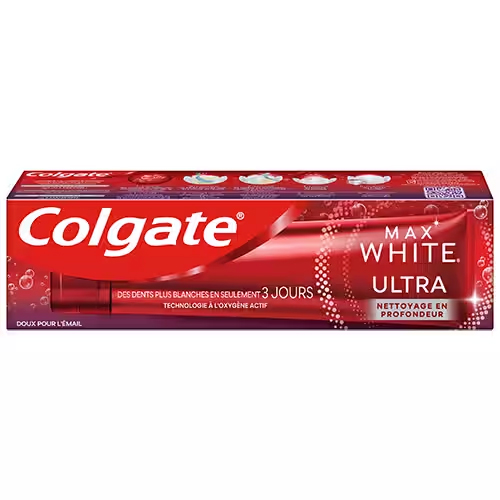 Dentifrice blanchissant Max White Ultra Deep Clean de Colgate
