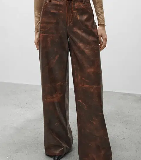 Leather Vintage Trousers