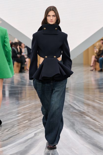 baggy denim catwalk