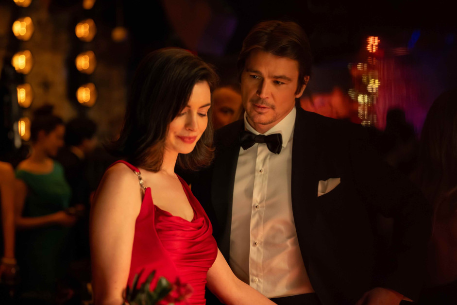 Anne Hathaway stars as Verity Crawford and Josh Hartnett as Jeremy Crawford in director Michael Showalter's VERITY, from Amazon MGM Studios.