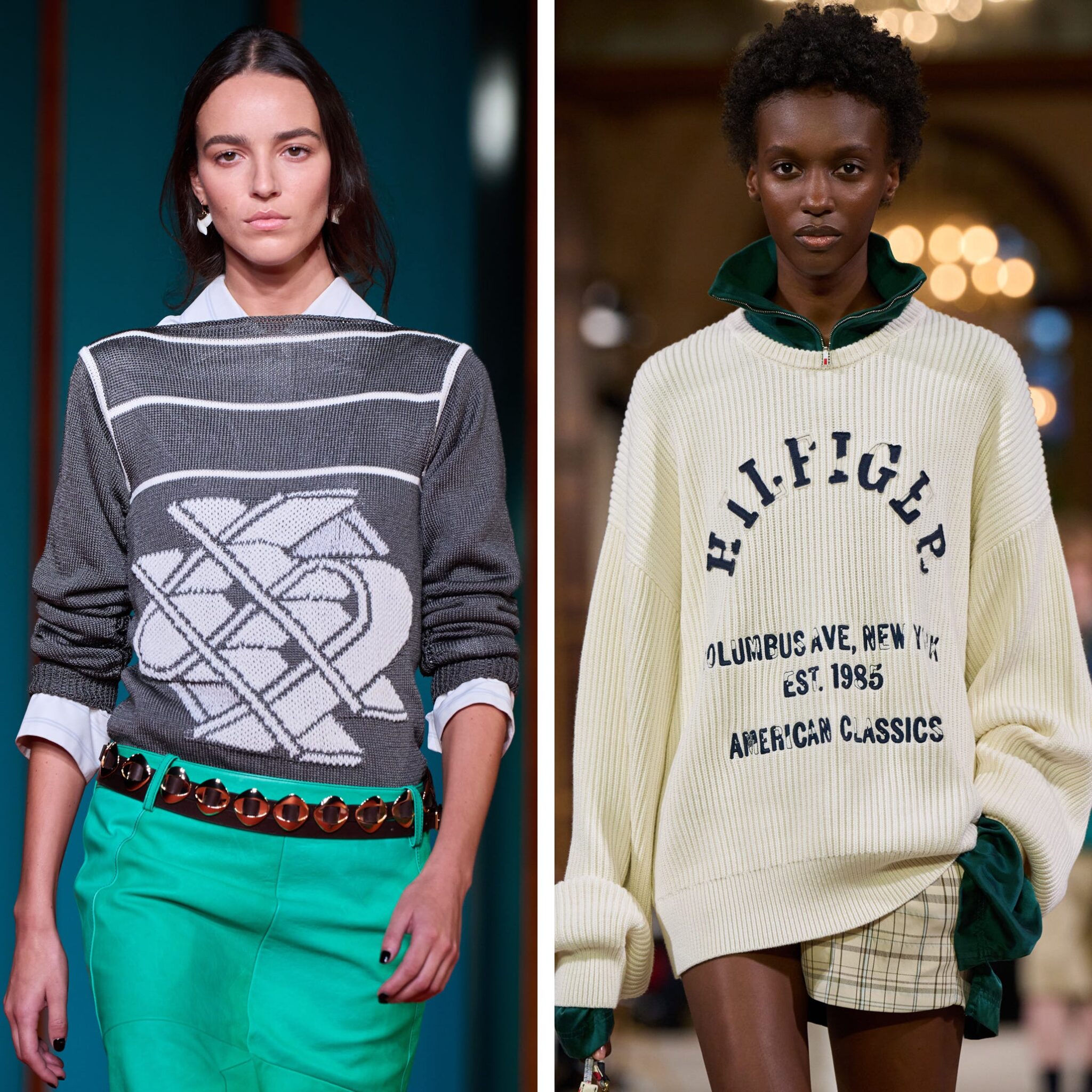 Tory Burch spring/summer 2027; Tommy Hilfiger spring/summer 2027