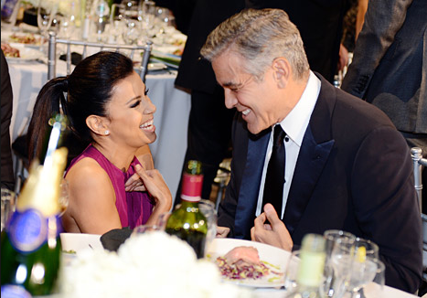Georges Clooney Eva Longoria
