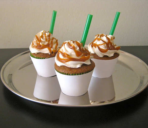 RECEPT. Koffie-karamelcupcakes à la Starbucks