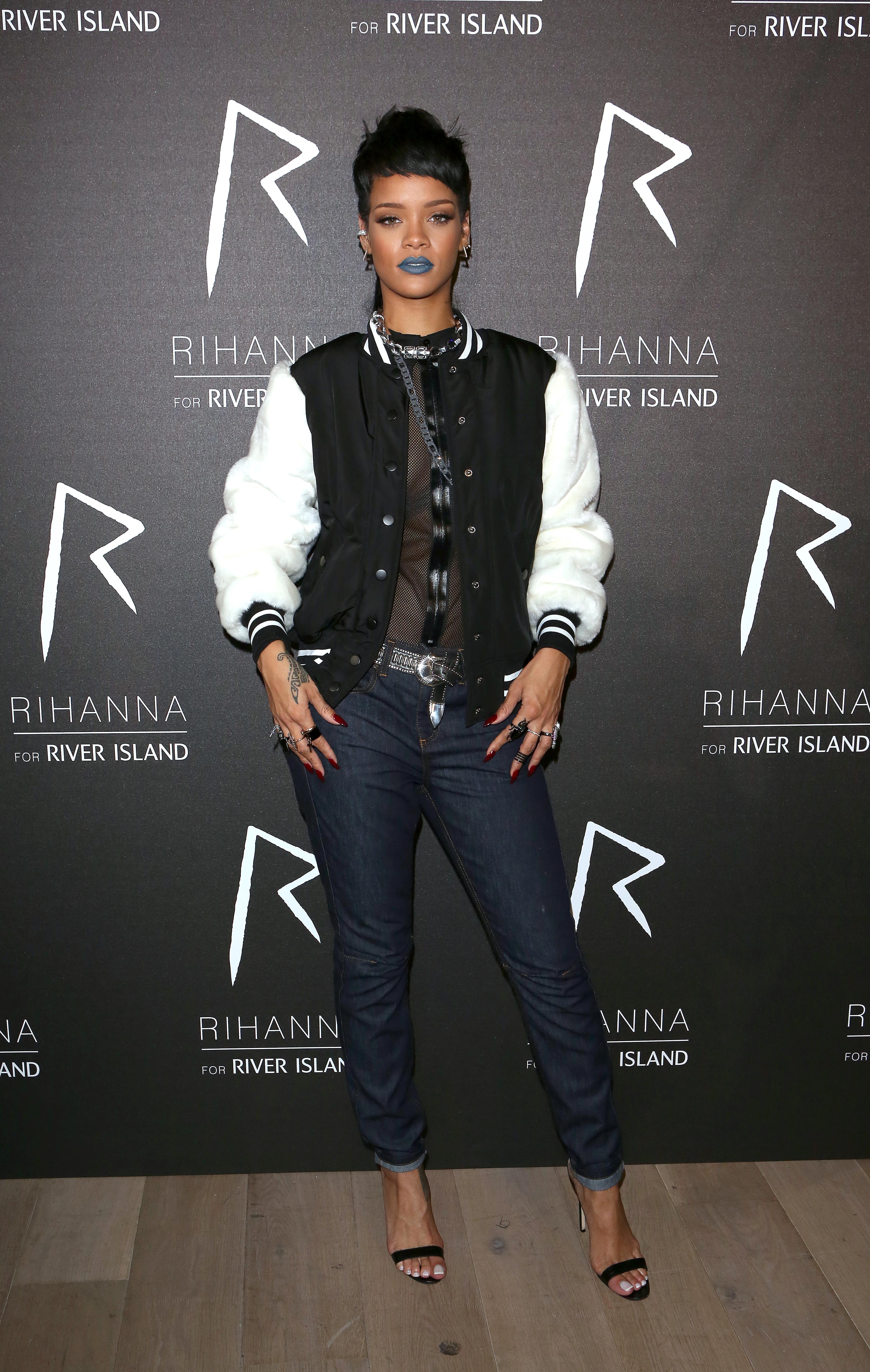 Rihanna for River Island event