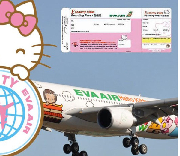 Het is zover: Hello Kitty heeft haar eigen vliegtuig
