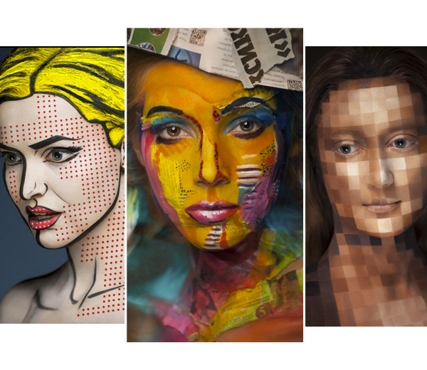 Russische make-up artieste transformeert modellen tot kunstwerken