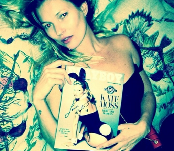 ONTHULD. Kate Moss Playboy cover en andere bunnies