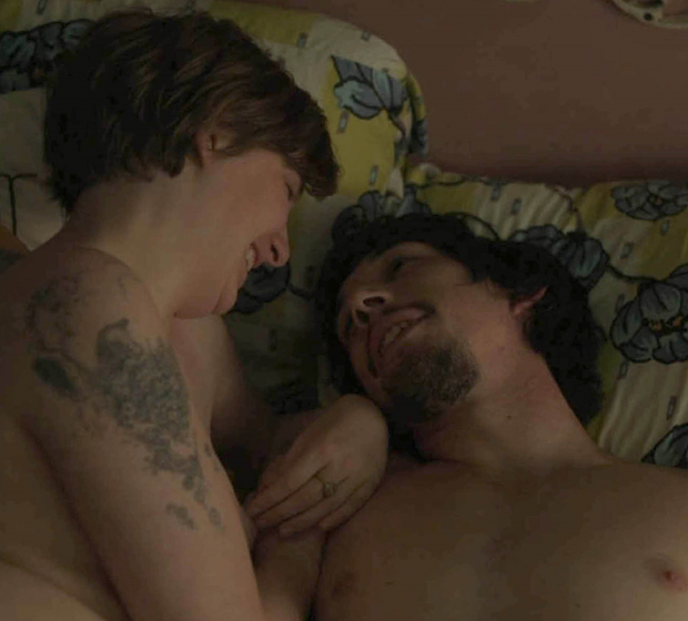 lena dunham and adam driver