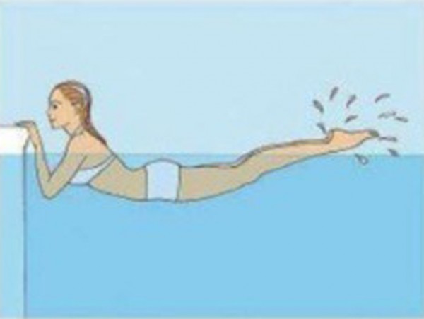 Wonderbaar Lazy Workout: zes eenvoudige oefeningen in het zwembad JF-41