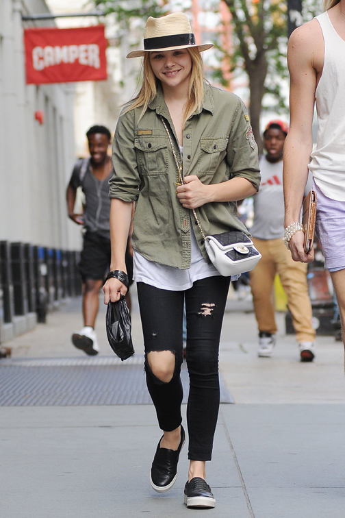 chloe grace moretz spotted in soho