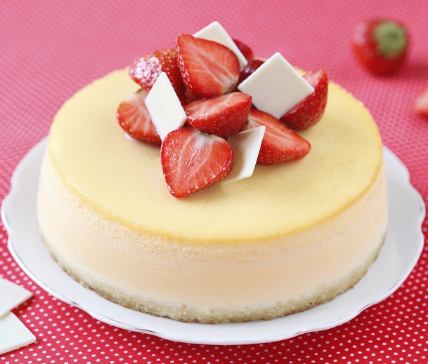 Genre Kustlijn grafiek Food. Cheesecake met mascarpone en citroen - ELLE.be