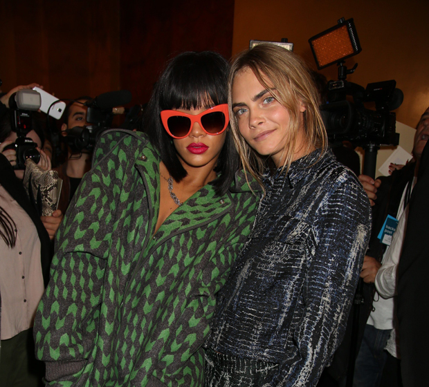 Stella Mccartney Cara Delevingne And Rihanna Fall Winter 2014/15 Ready To Wear Paris Fashion Week