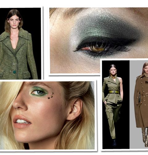 Hoe draag je kaki make-up?