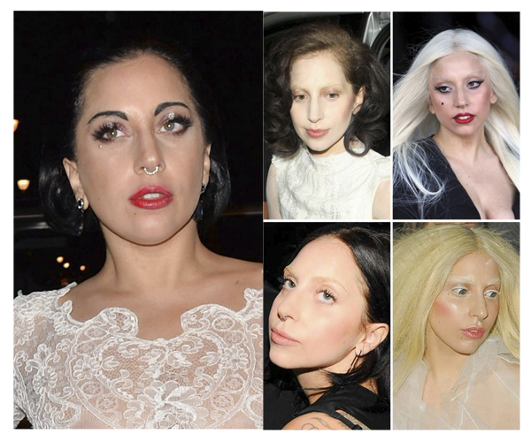 ladygagabrows