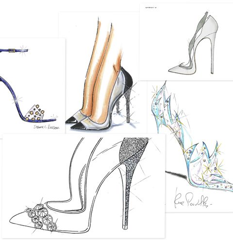 9 designers ontwerpen glazen muiltje