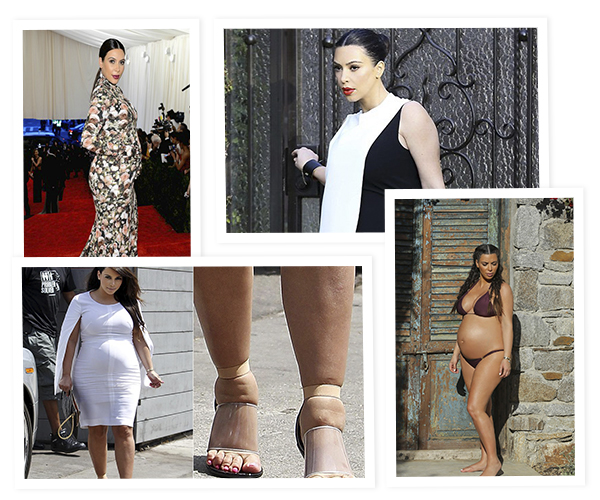 Kim Kardashians meest besproken zwangere looks