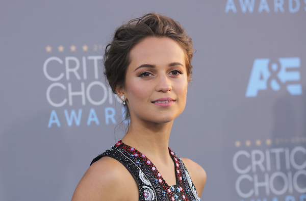 SANTA MONICA, CA - JANUARY 17: Actress Alicia Vikander attends the 21st Annual Critics' Choice Awards at Barker Hangar on January 17, 2016 in Santa Monica, California. (Photo by Mark Davis/Getty Images)