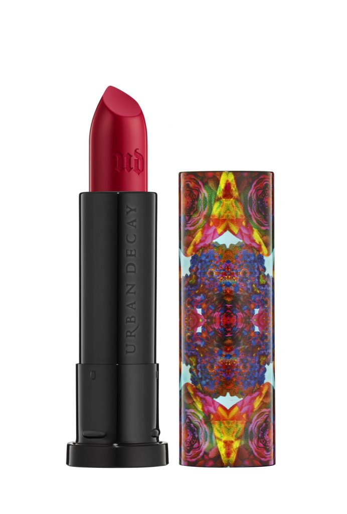 A lipstick from Urban Decay’s collaboration with Disney for the “Alice Through the Looking Glass” collection.