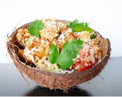 Kokosnoot Salade : Recept