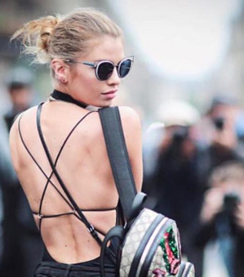 Nipple slip bij Belgisch model tijdens London Fashion Week