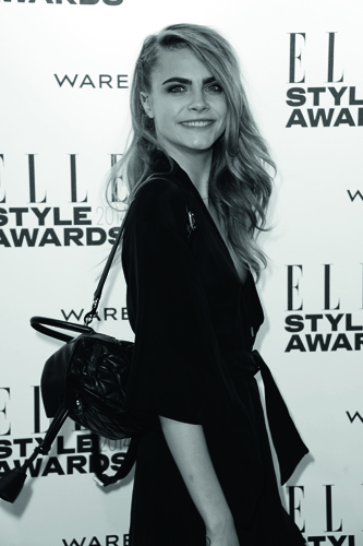 LONDON, ENGLAND - FEBRUARY 18: Model Cara Delevingne attends the Elle Style Awards 2014 at one Embankment on February 18, 2014 in London, England. (Photo by Ian Gavan/Getty Images)