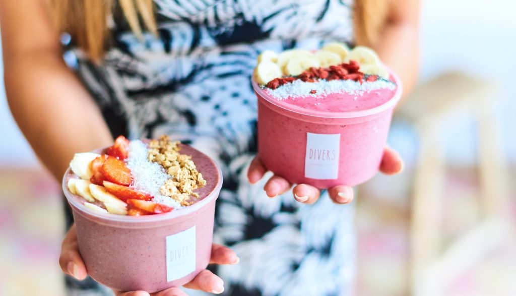 acai bowls smoothie bowls divers