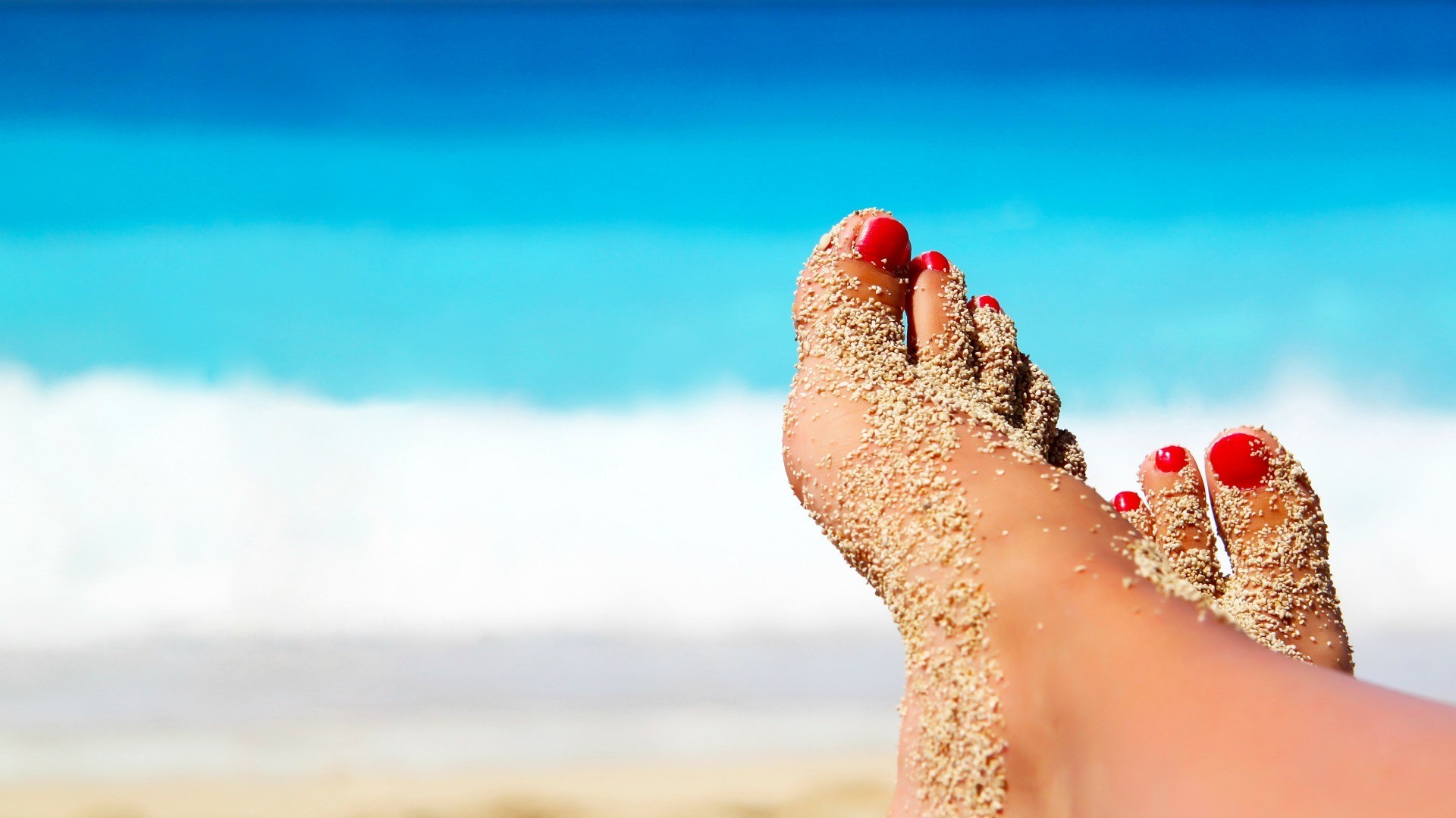 Sandbox workout fitness feet