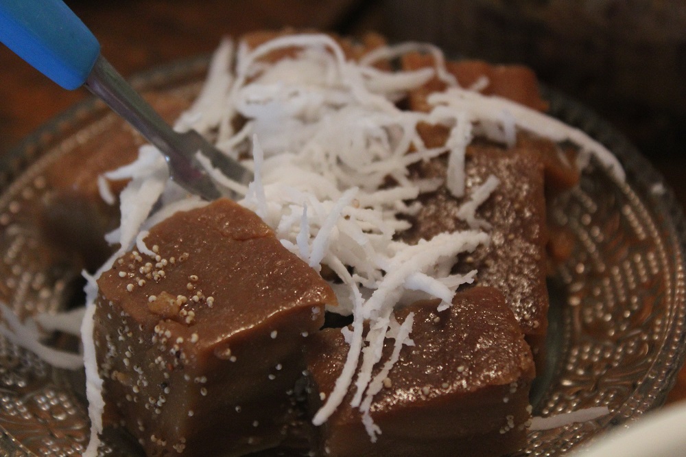 Birmese banana cake met verso cocosnoot