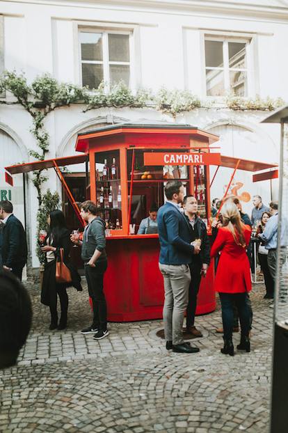 Piazza Gaspare, Gaspare, cocktailbar, Antwerpen, pop-up, Campari, Negroni, la piazza dell'aperitivo, pop-up cocktailbar Gaspare