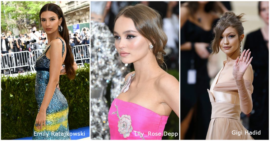 met gala 2017 beautytrend eyeliner lily rose depp