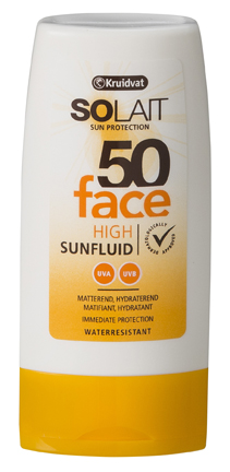 Kruidvat_Solait Face Sun fluid SPF50 (zonder doosje)_€7,49