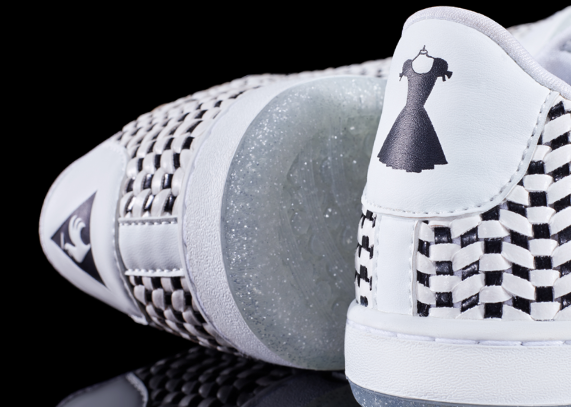 de Arthur Ashe W sneaker van le coq Sportif met Guerlain