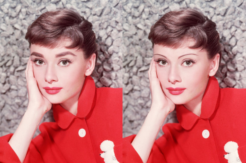 audrey hepburn wenkbrauwen