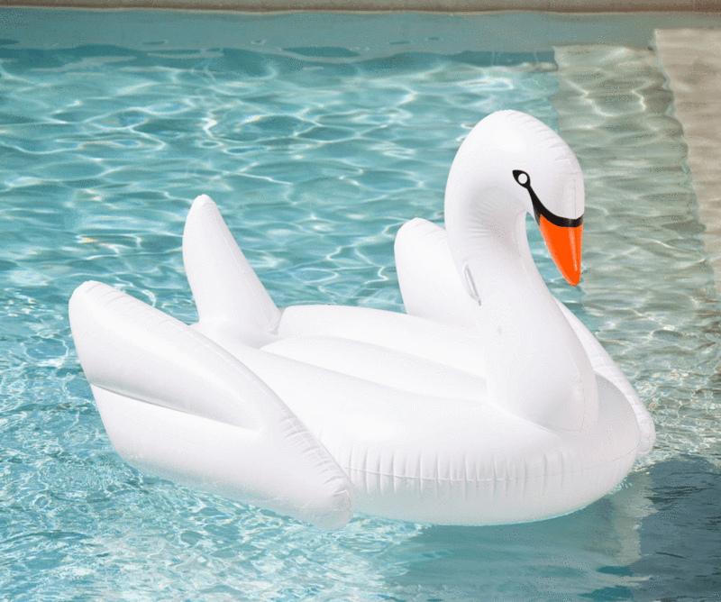 pool opblaasbaar swan funboy
