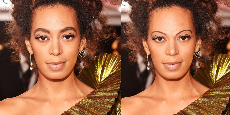 solange knowles wenkbrauwen
