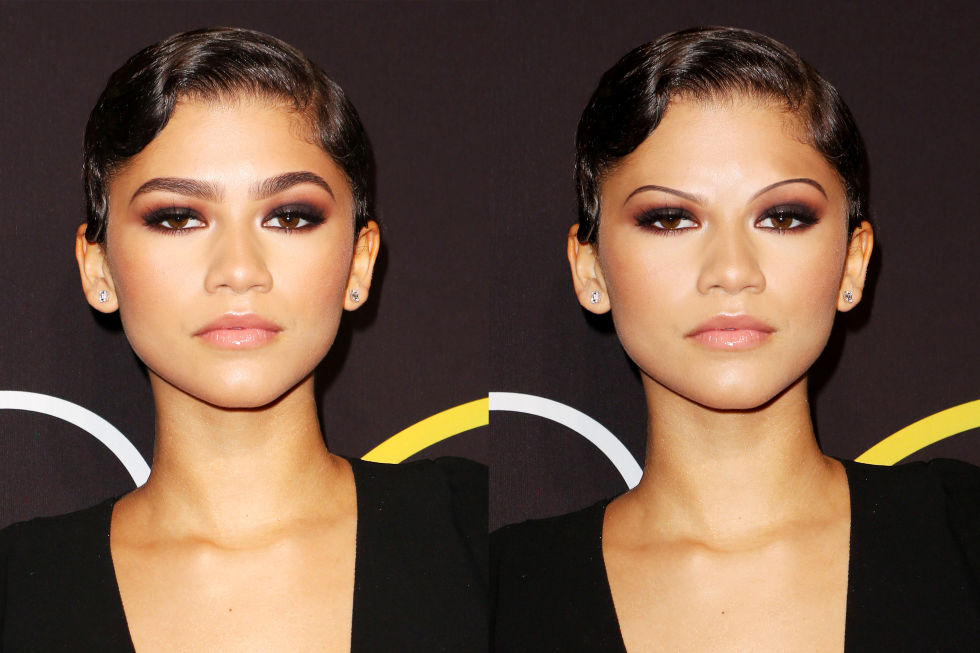 zendaya wenkbrauwen