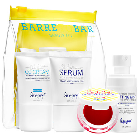 athleisure beauty barre to bar supergoop