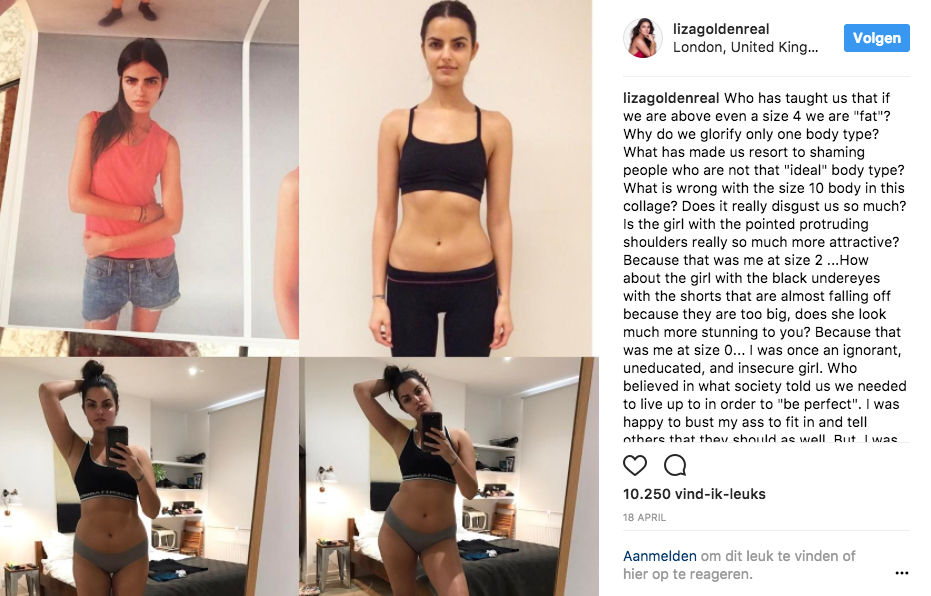 reverse body transformations body positive dieet workout instagram