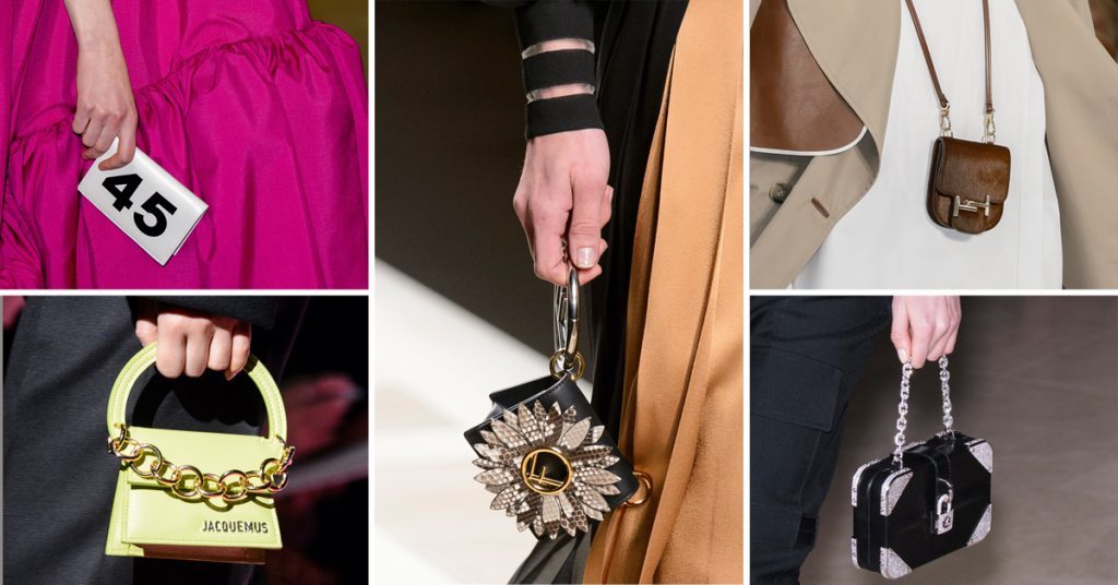 accessoire trend stijlgeboden handtas mini bag fendi vuitton balenciaga jacquemus hermes