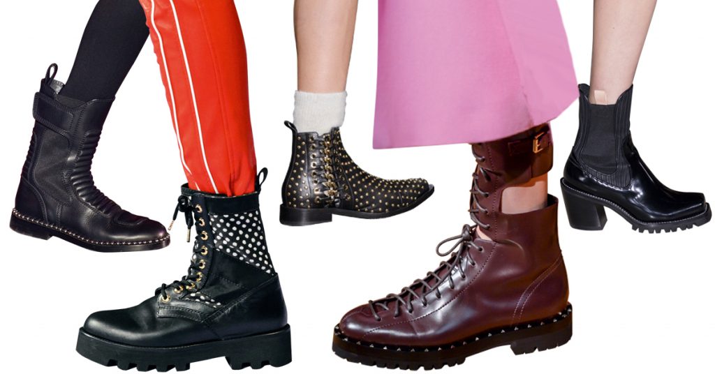 accessoire trend stijlgeboden schoen bottine laars punk boot alexander wang altuzarra mcqueen valentino vuitton