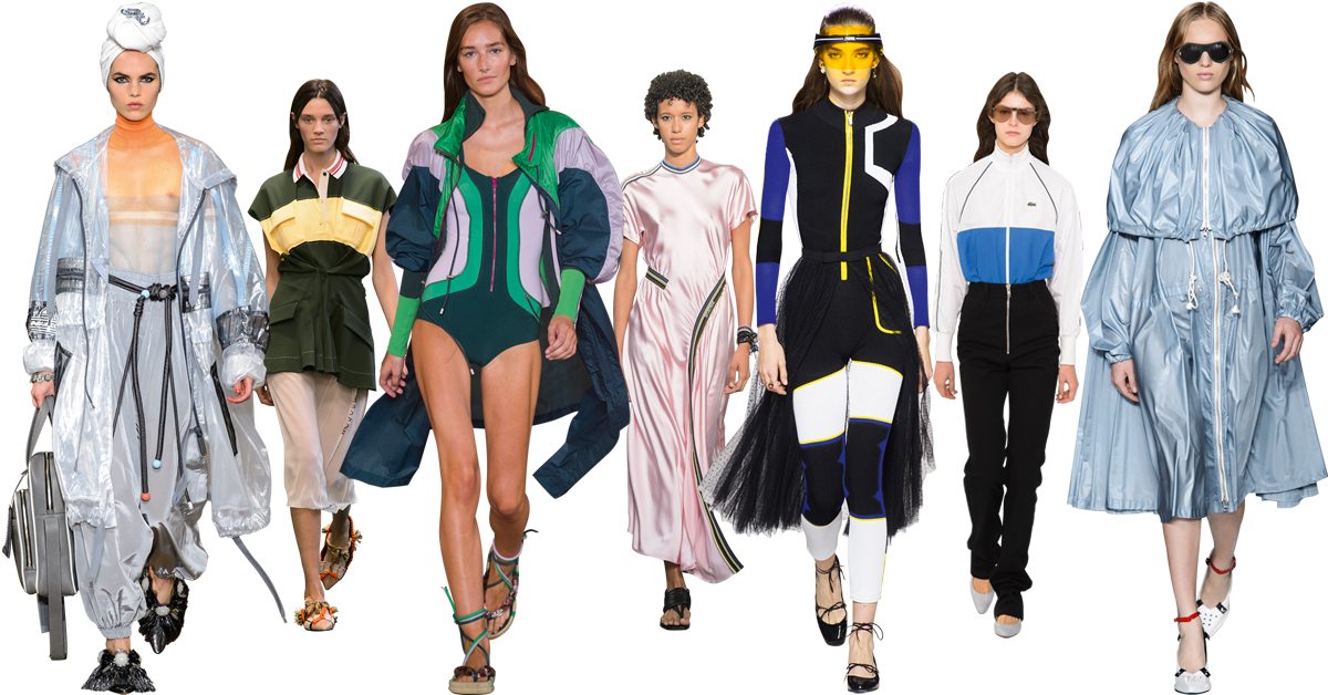 trend sport sporty chic catwalk ss18 zomer summer 2018 mode marc jacobs carven isabel marant sportmax dior lacoste calvin klein