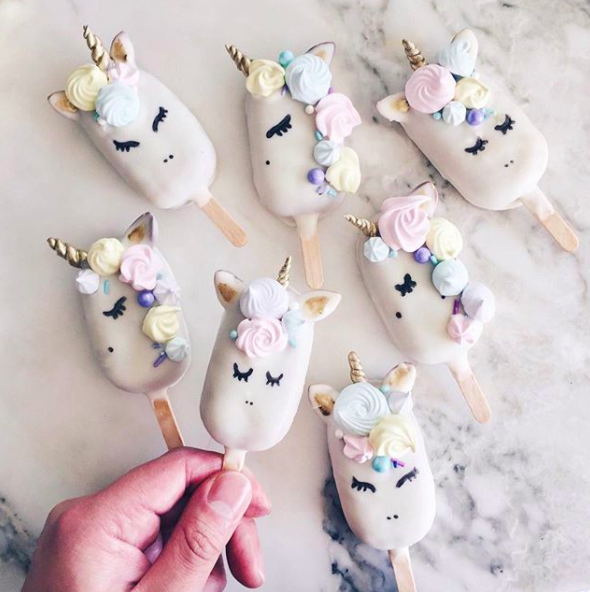 unicorn, eenhoorn, taart, ijs, cocktail, macaron, donut, popcorn, bowl, diy