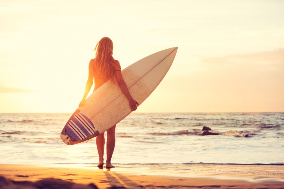 generation option generatie optie keuzestress surf girl beach
