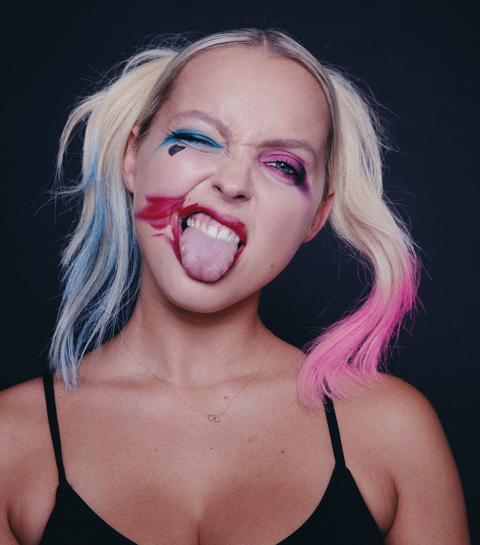 Halloween make-up tutorial: Harley Quinn