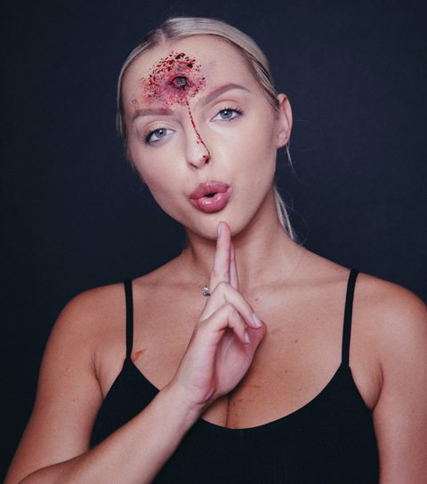 Halloween make-up tutorial: kogelwonde
