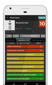 think dirty beauty apps