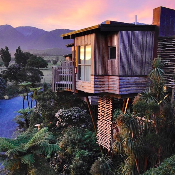 Treehouse, Hapuku Lodge + Tree Houses, Nieuw-Zeeland