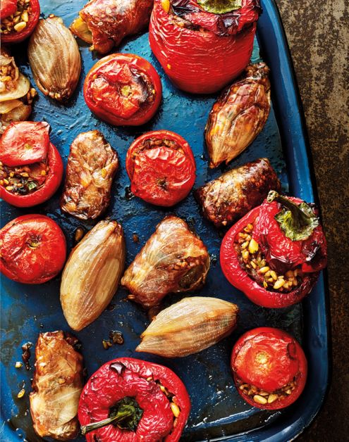 groentedolma's oosterse gerechten