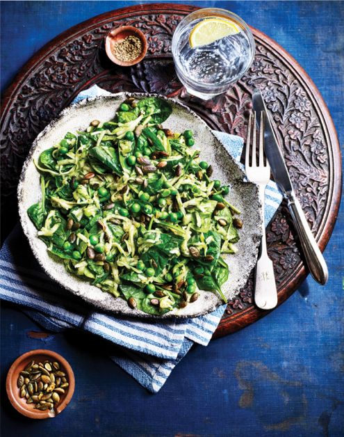 salade courgette spinazie